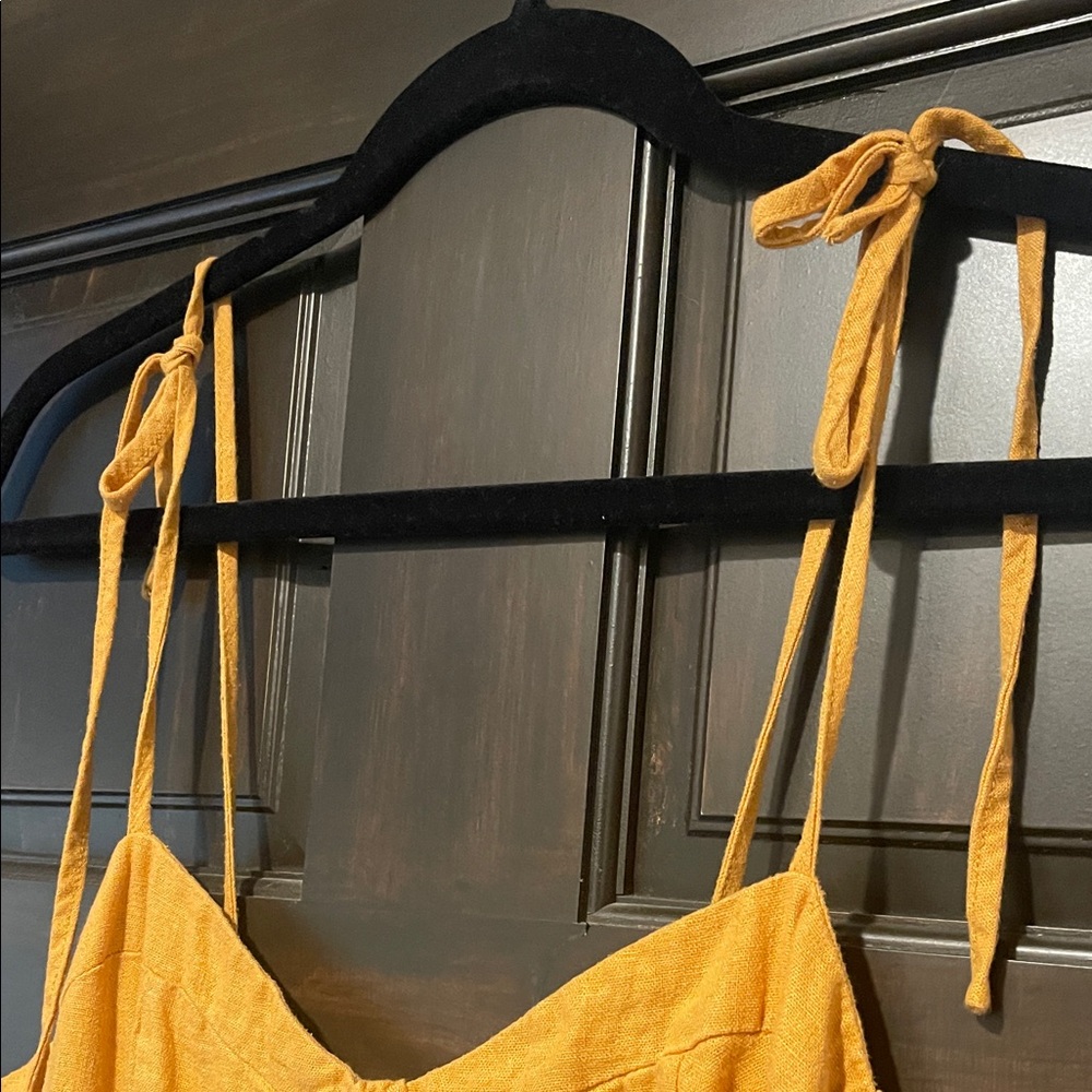 Yellow Midi Dress - Picture 4 of 7